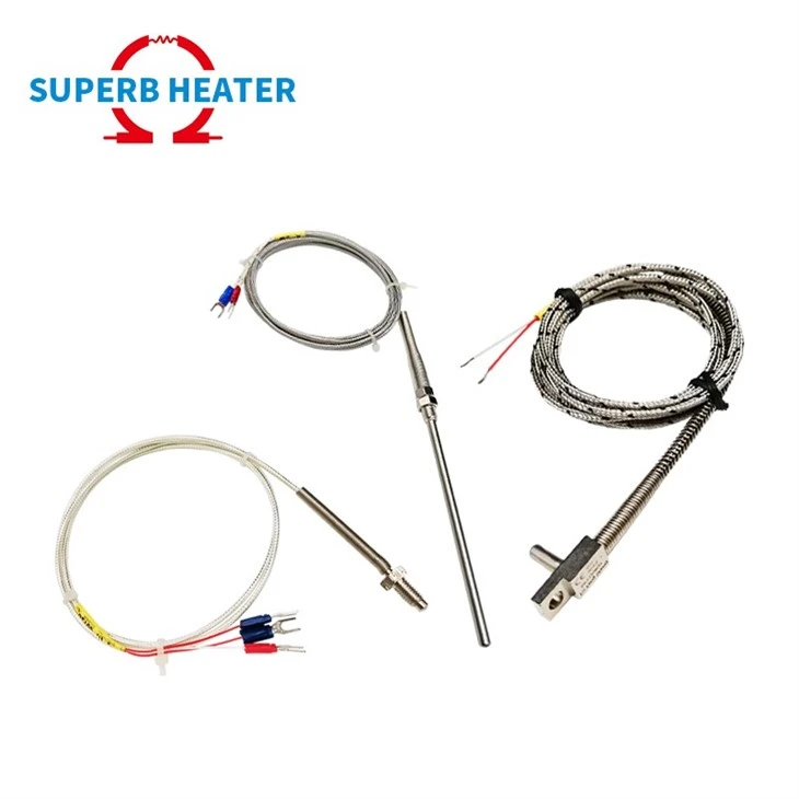 Bendable Flexible Stainless Steel Long Probe K E J Type Thermocouple Temperature Sensor factory