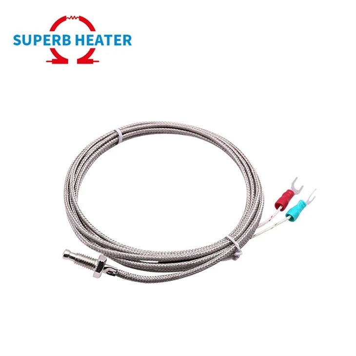 Screw-type Temperature Sensor M6M8 Metric Screw K/E Type PT100 Thermocouple suppliers